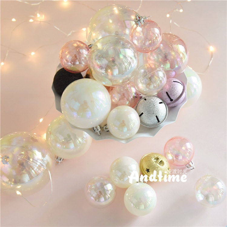 Bộ 4 Quả Cầu Trong Suốt Trang Trí Bánh Kem