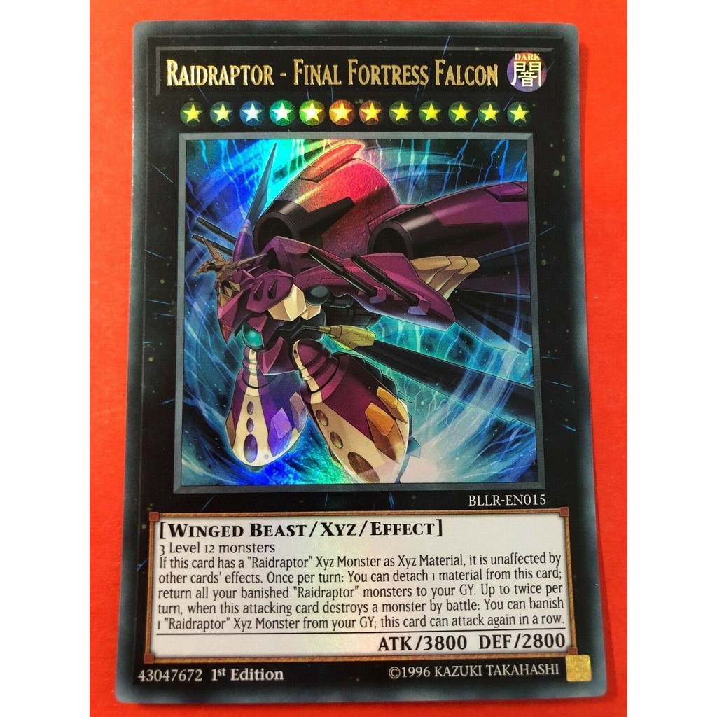 Bài Yugioh - Raidraptor Final Fortress Falco (Ultra Rare)