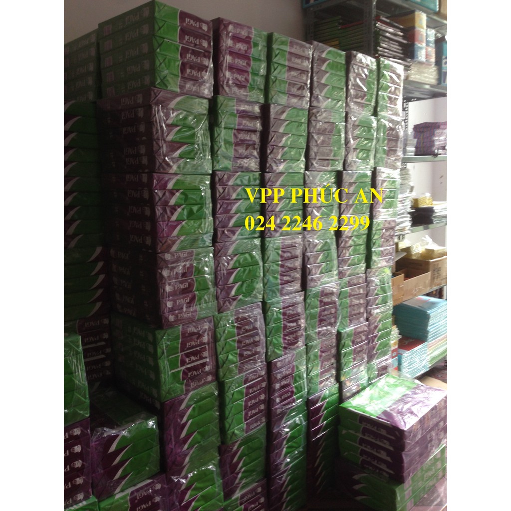 Giấy in A4 Pagi Xanh 70gsm, tập 500 tờ