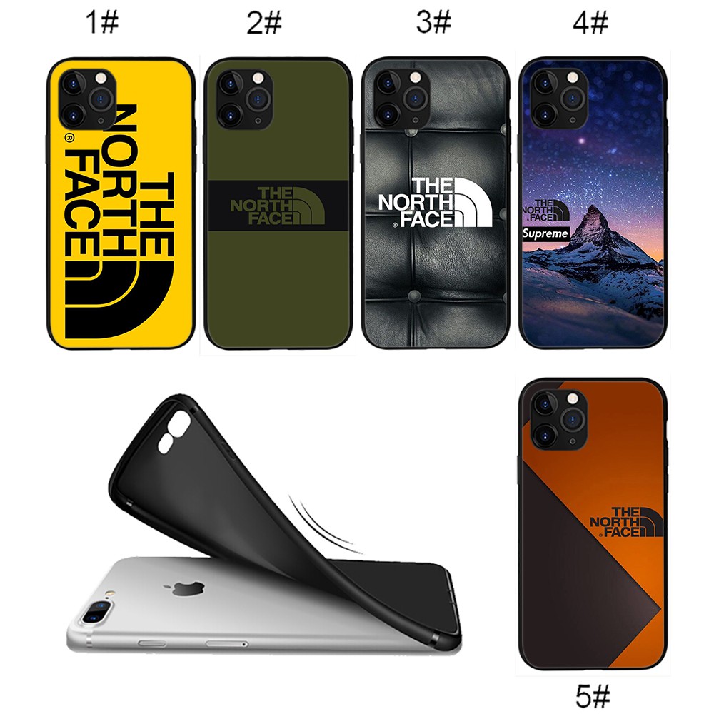 Ốp điện thoại mềm in hình The North Face LUA90 cho iPhone XR X Xs Max 7 8 6s 6 Plus 5 5s SE 2020