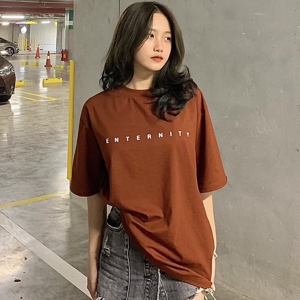 Áo thun tay lỡ cotton cao cấp co dãn 4 chiều WEARIT phông phong cách basic kiểu dáng form rộng unisex enternity