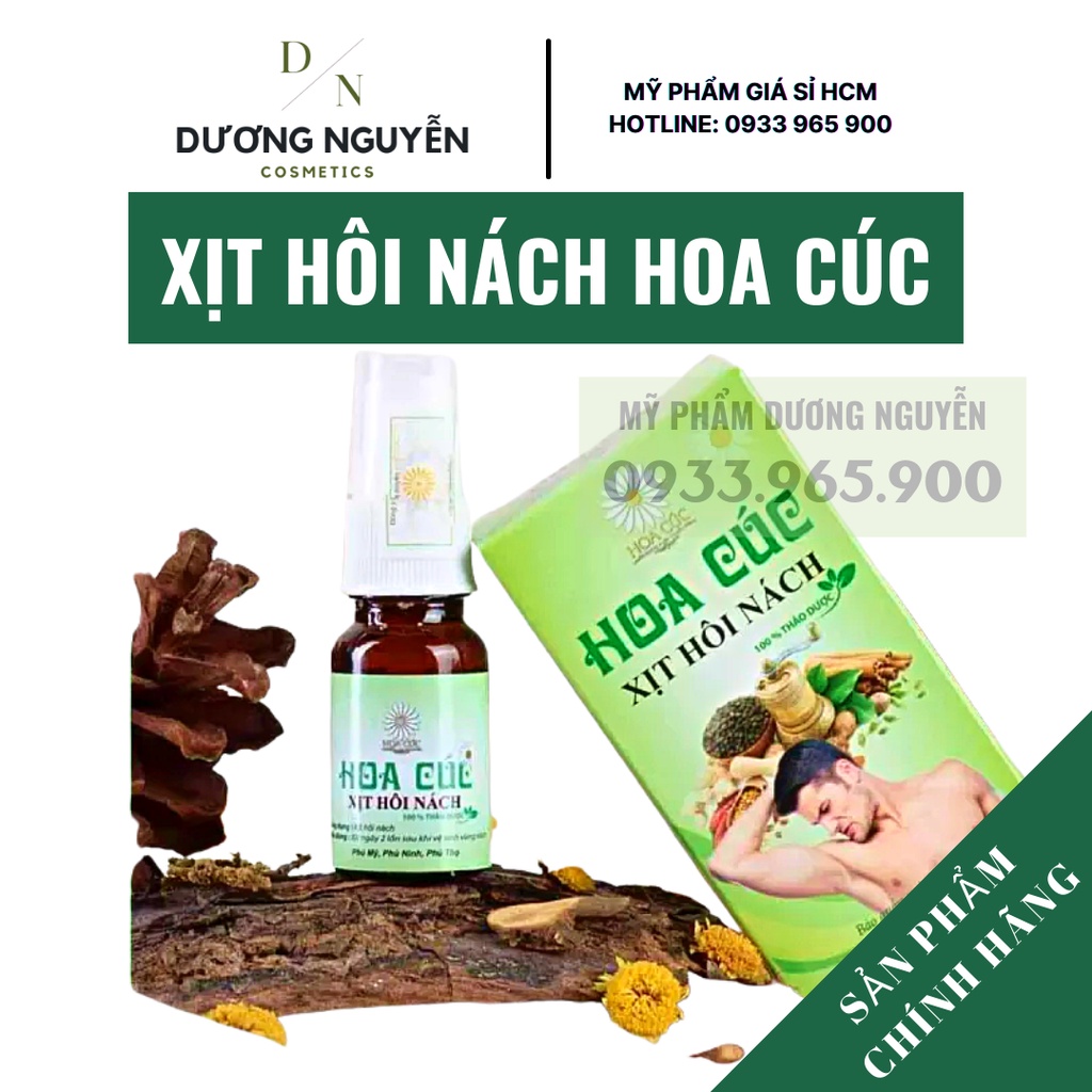 Xịt Hôi Nách Hoa Cúc Chính Hãng Dứt Hôi Nách Nhanh Chóng Hiệu Quả (Mẫu Mới 10Ml)