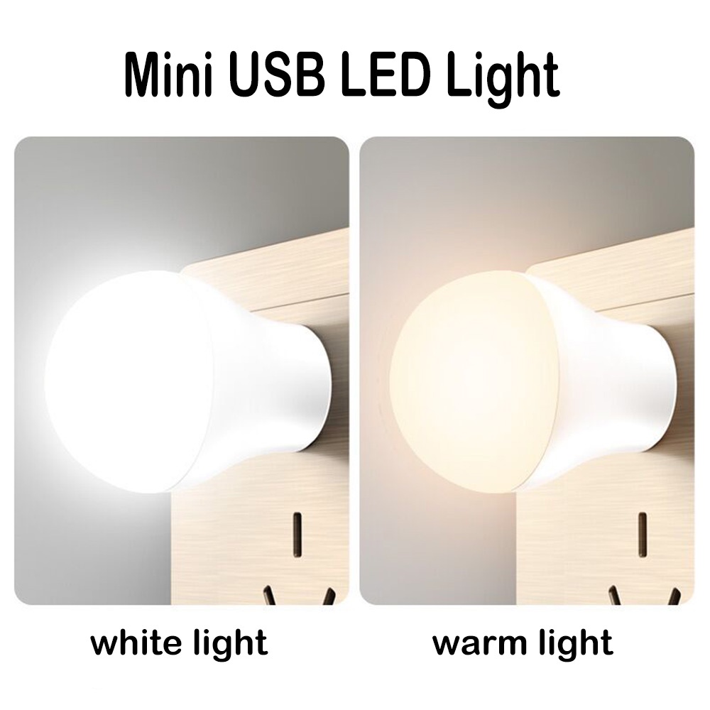 Đèn Ngủ Bóng led mini usb Dùng Cho Phòng Ngủ / Hành Lang / Cắm Trại