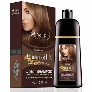 Dầu gội nhuộm tóc thảo dược Mokeru