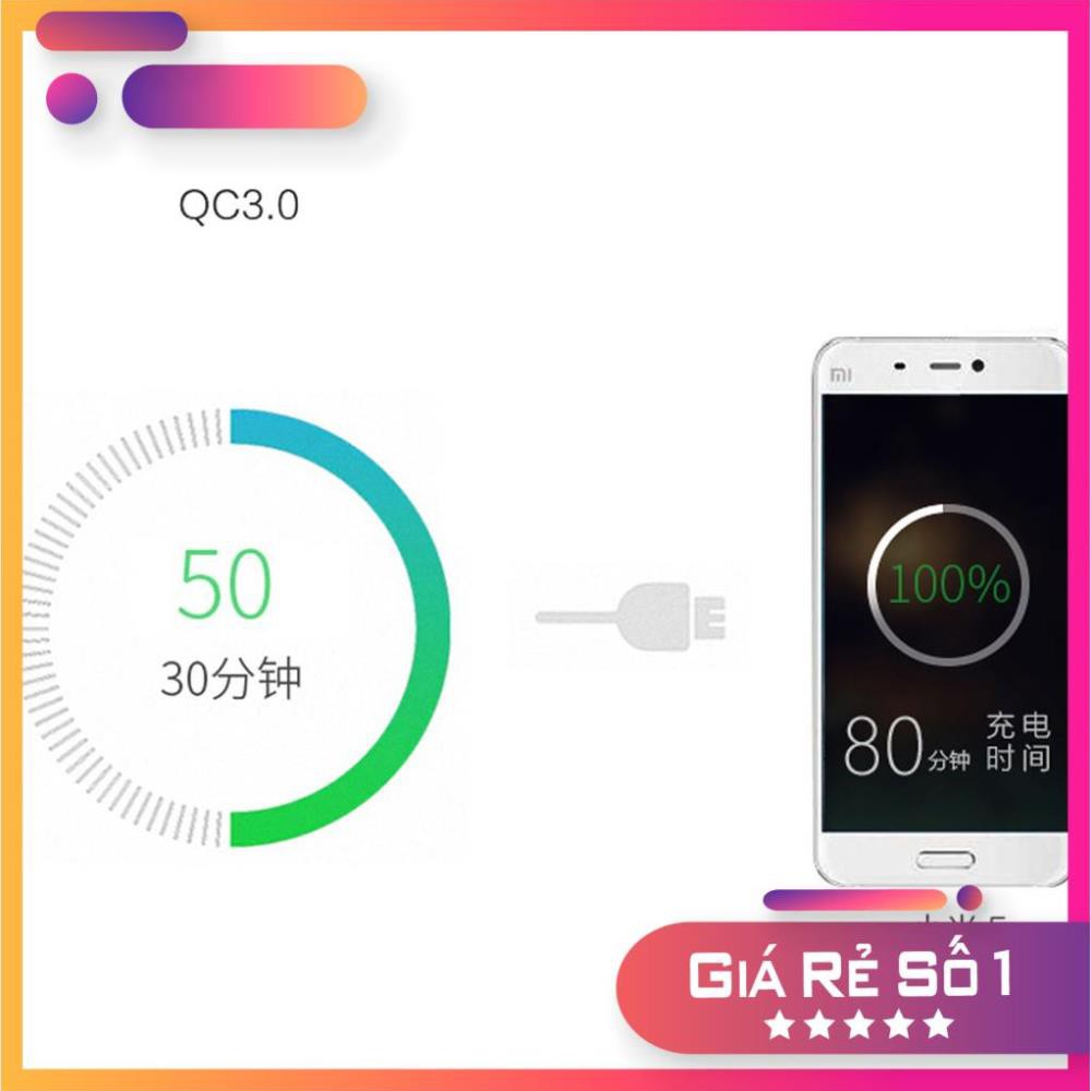Sale giá rẻ Free ship  Bộ sạc nhanh Quick Charge 3.0 Xiaomi MDY-08-ES