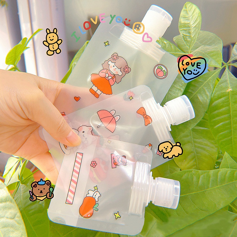 Túi chiết mỹ phẩm dung tích 30ml/ 50ml/ 100ml tiện dụng mang đi du lịch