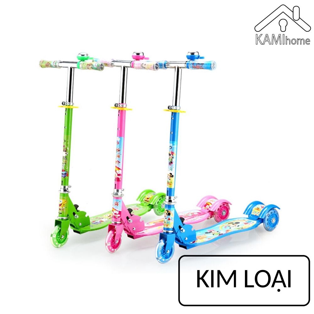 Đồ chơi Xe trượt Scooter bánh xe phát sáng cho trẻ &gt; 3 tuổi