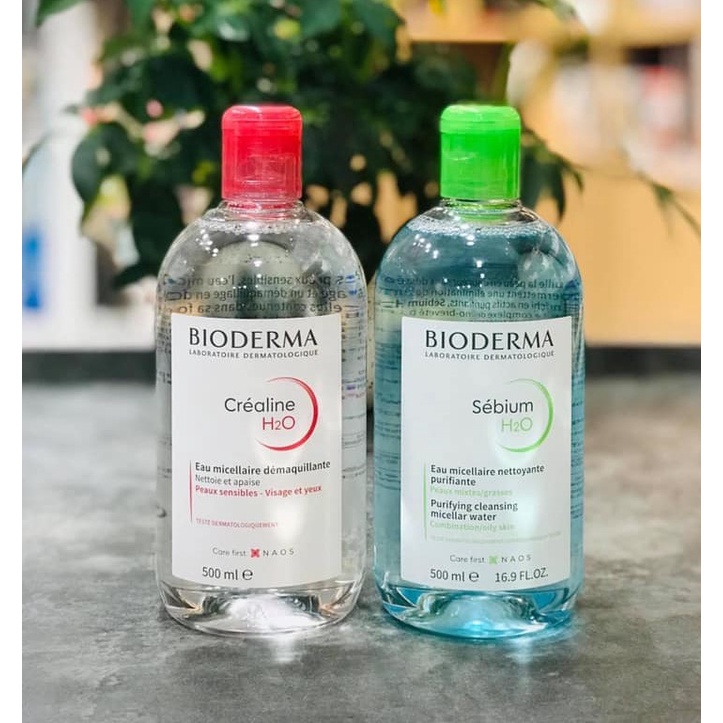 Tẩy trang Pháp xanh, đỏ, 100ml, 500ml