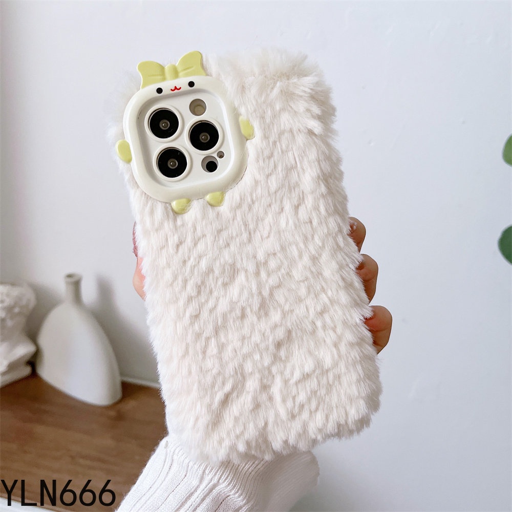 Ốp Điện Thoại Phối Lông Cho OPPO Reno 7 7Z 7PRO 8 8PRO 6 6Z 6PRO 5 5Z 5PRO 5F 4 4F 4PRO 4Z 4SE 3 2 2Z 2F LITE R15 R17