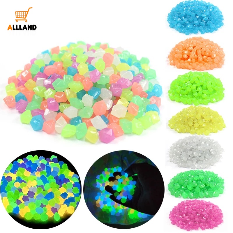 Set 200 Viên Đá Dạ Quang Trang Trí Bể Cá/Vườn/Vườn