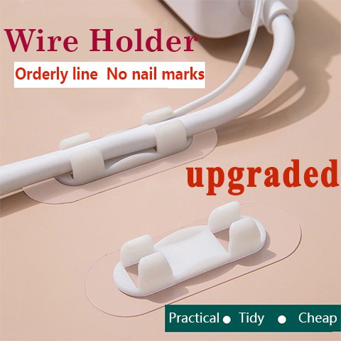 Bộ 20 Kẹp Giữ Dây Cáp / Điện Thoại Gắn Tường Tiện Dụng