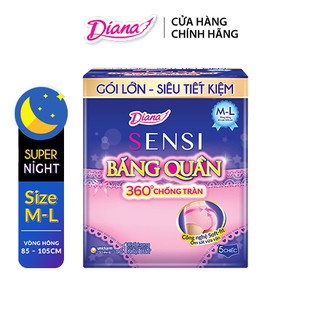 Băng vệ sinh Diana Sensi dạng quần size M-L gói 5 miếng