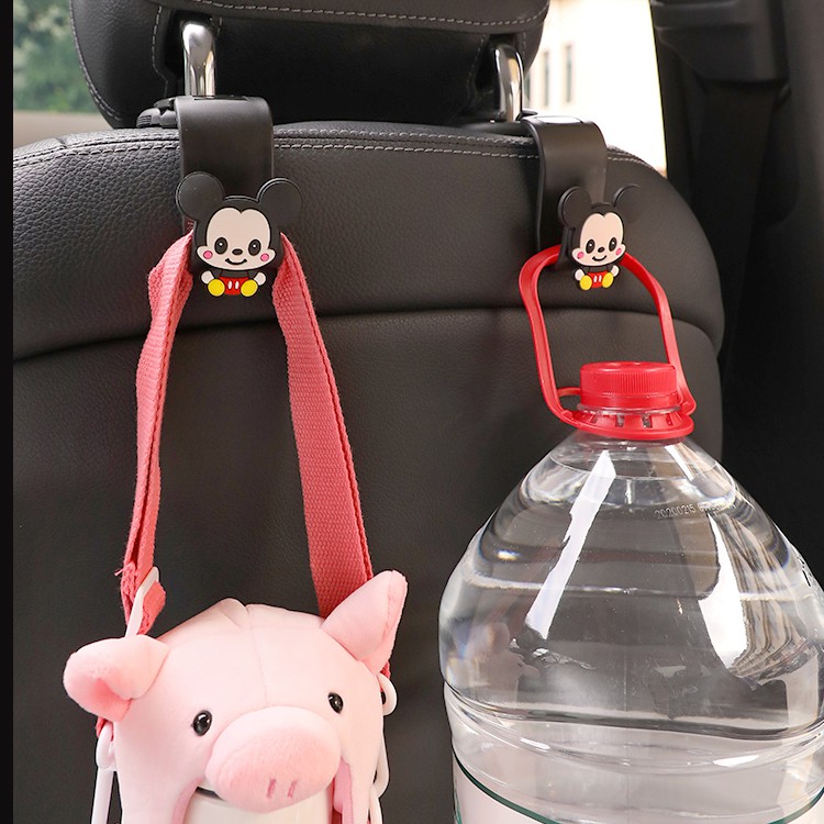 2 Móc treo đồ sau ghế ô tô kiểu dáng dễ thương tùy chọn
