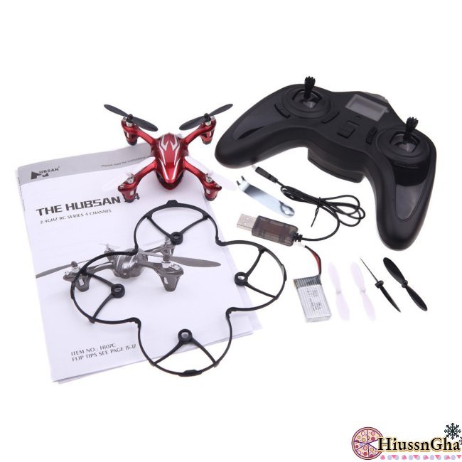 Máy Bay Điều Khiển Từ Xa Hubsan X4 H107C 2.4g 4ch Rc Rtf Hd 2