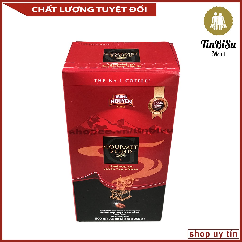 💥   💥  Cafe Trung Nguyên Gourmet Blend hộp 500g  ☕️