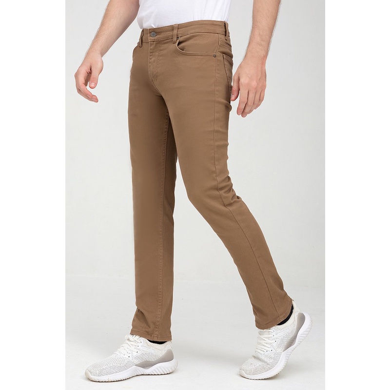 Quần khaki jeans form ôm , thời thượng, chất liệu cao cấp John Henry - KP22SS04-JN