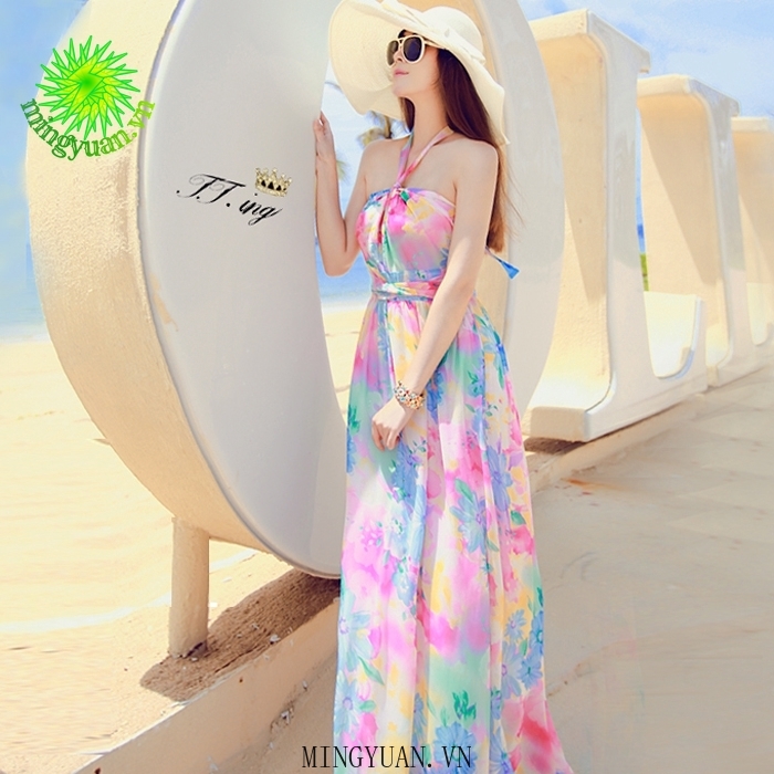 Đầm Hoa Phong Cách Bohemian Đáng Yêu Cho Nữ | BigBuy360 - bigbuy360.vn