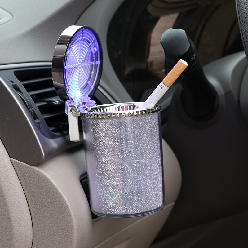 Đồ gạt tàn thuốc PECHAM có đèn led trang trí nội thất xe hơi đa năng