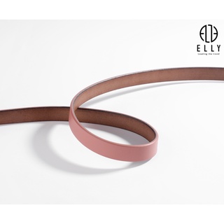 [Deal sang chảnh]  Dây thắt lưng nữ cao cấp da thật ELLY – ED57