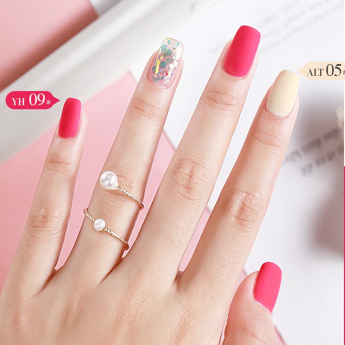 Sơn gel AS - màu hồng cam mã YH