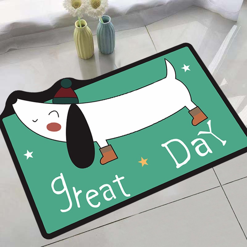 Thảm lau chân chống trơn trượt, thấm nước, in hình 3D kích thước 40x60cm [~50 MẪU] - Thảm nhà bếp, nhà tắm,phòng khách