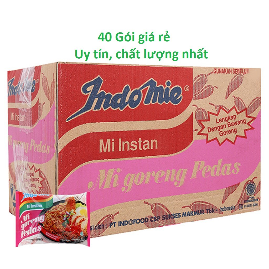 Thùng 40 gói | Mì xào khô Indomie Mi Goreng | Đủ 4 vị | WebRaoVat - webraovat.net.vn