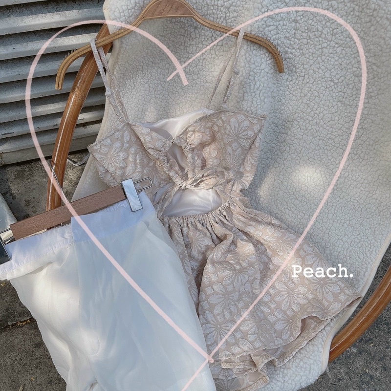 Sét Áo Gấm 2 Dây Xanh Mint Mix Quần Short Tây Trắng 🦋FREESHIP🦋 Linh Dilys Store
