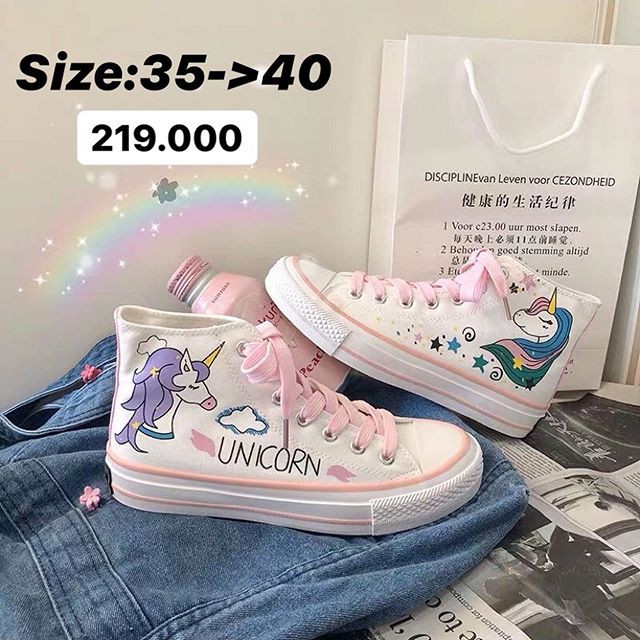 [Order 7 - 10 ngày]  Giày Unicorn xinh nhất quả đất 🦄😎