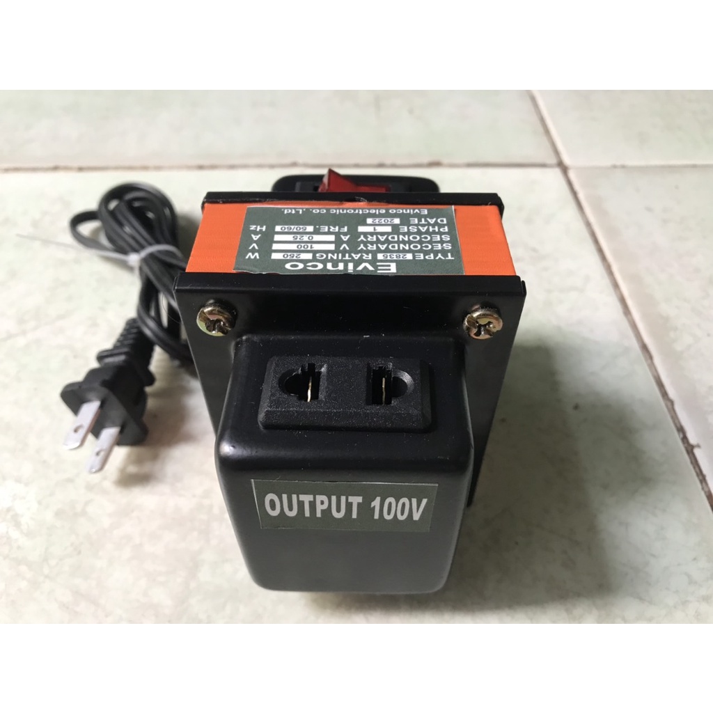 Biến thế 150W, biến áp 220v ra 100v,110v, 50/60Hz, 150W, sử dụng cho máy lọc không khí nội địa nhật điện áp 100v.