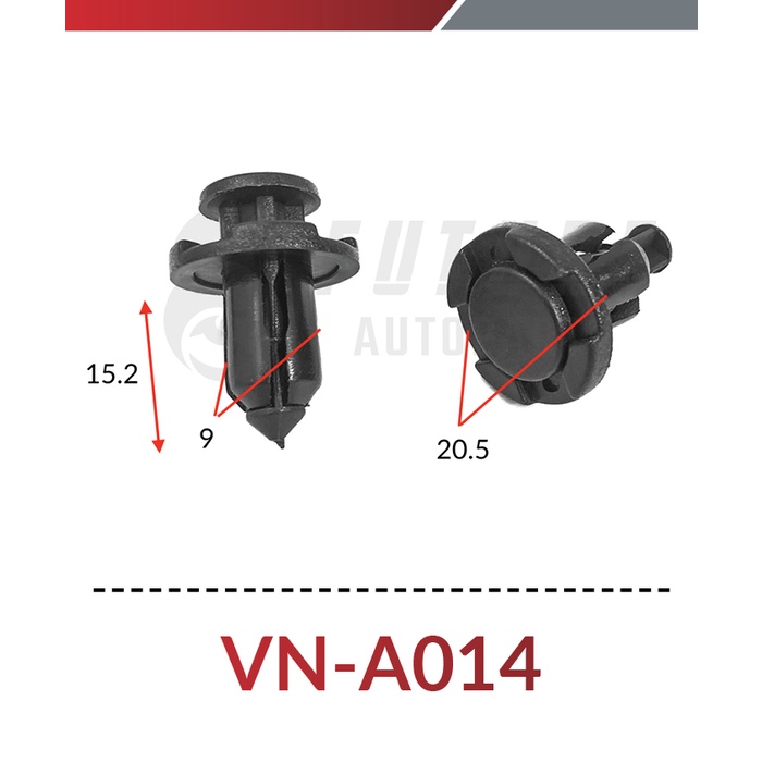 Vít nhựa, chốt nở nhựa cho dòng xe Mercedes, BMW - Future Autoparts