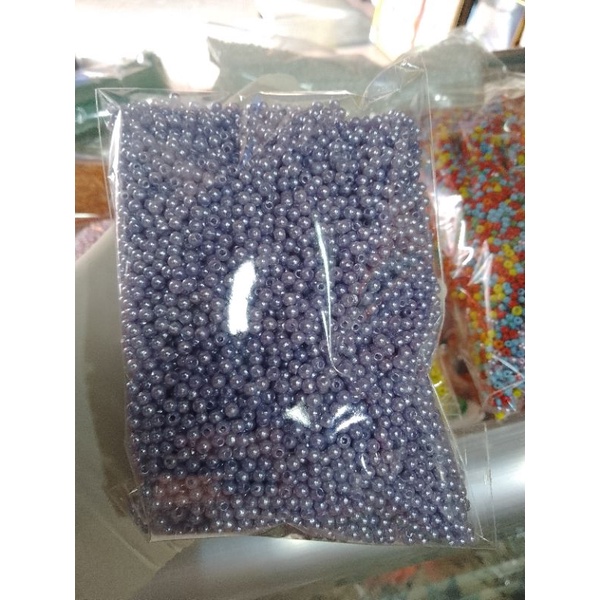 Túi 100g hạt nhựa Acrylic bẹt nhiều màu 3mm làm trang sức xỏ DIY handmade