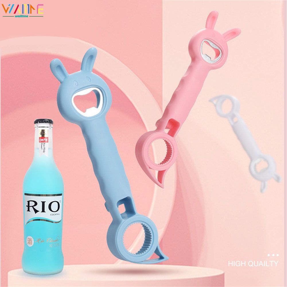Mở Chai Bốn-trong-một bia nước giải khát cap Opener chai Đa mục đích có thể mở vít cap đóng hộp cá Nắp nâng lên waitime