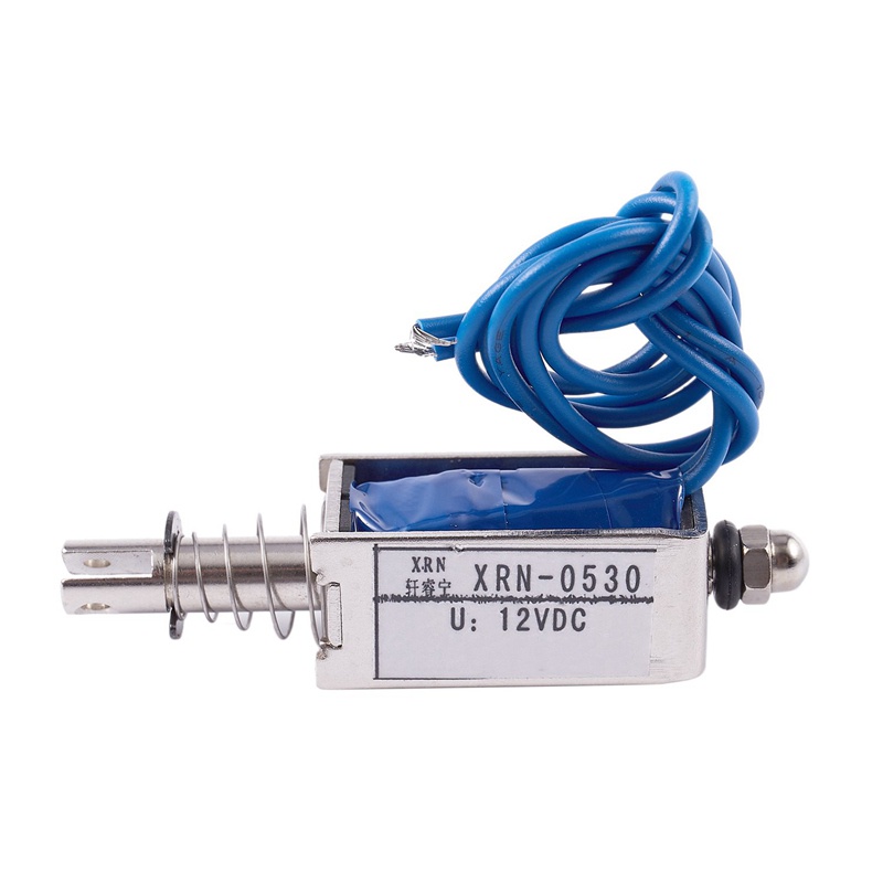 Van điện từ loại đẩy / kéo 10 mm DC 12 V 2.1 kg force