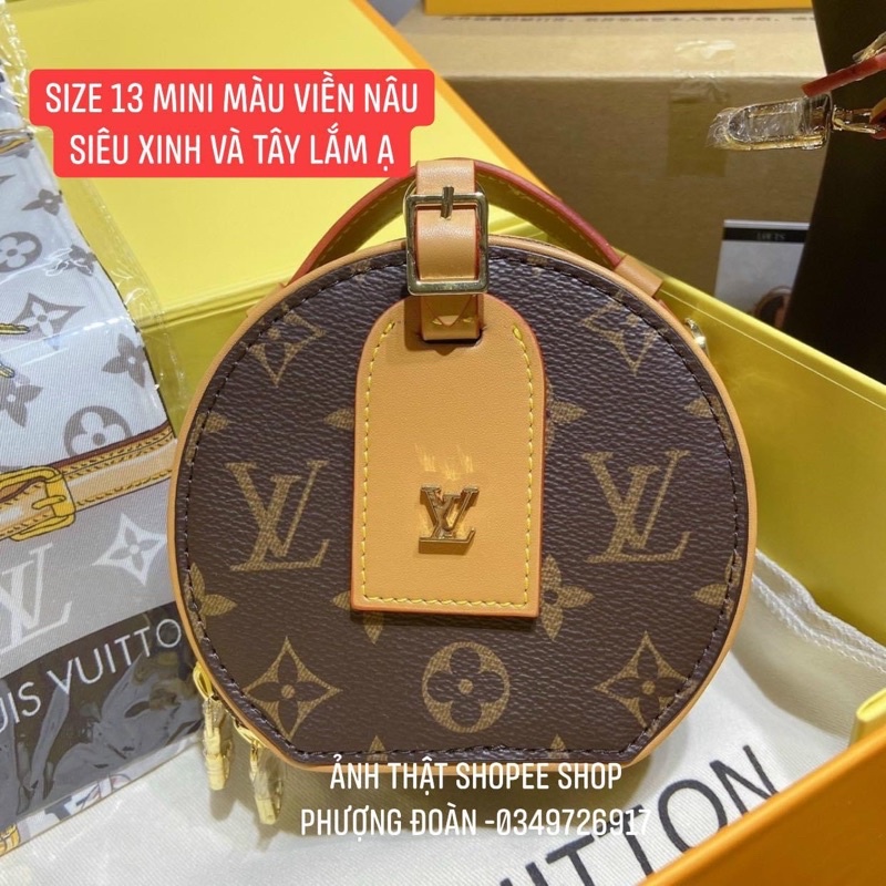Túi Trống Tròn quai xách size 18 đựng Điện thoại từ Plus trở lên ảnh thật kèm video tự quay