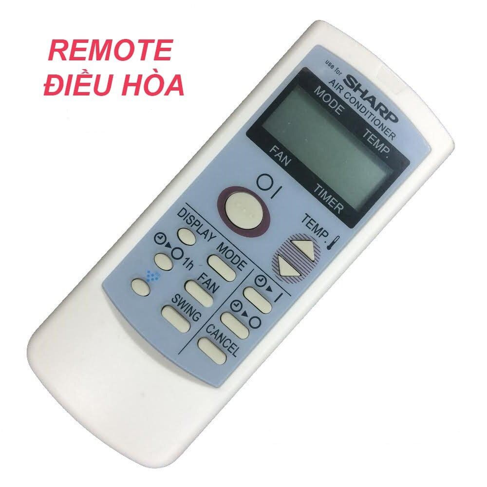 Remote điều khiển điều hòa máy lạnh sharp CRMC - A589JB ( 12 nút - ion)