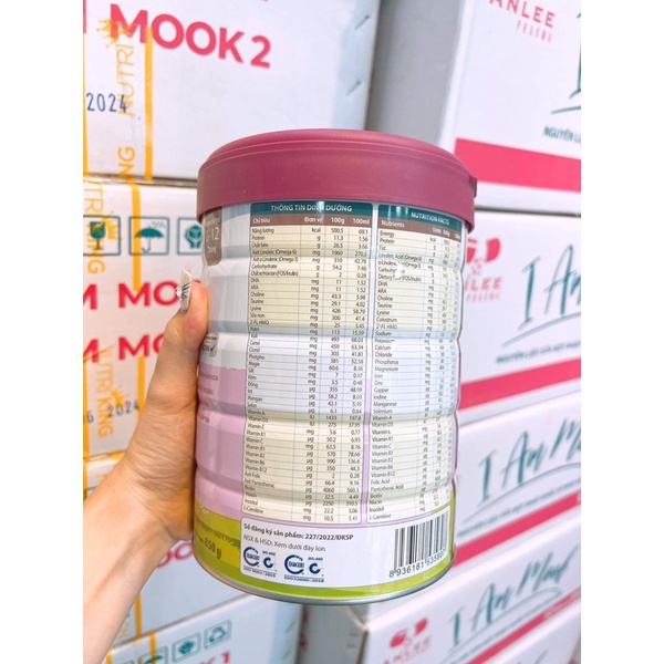 SỮA CÔNG THỨC I AM MOOK SỐ 1 & SỐ 2 - 850g -Tăng Cân, Tăng chiều Cao, PHát Triển Toàn Diện