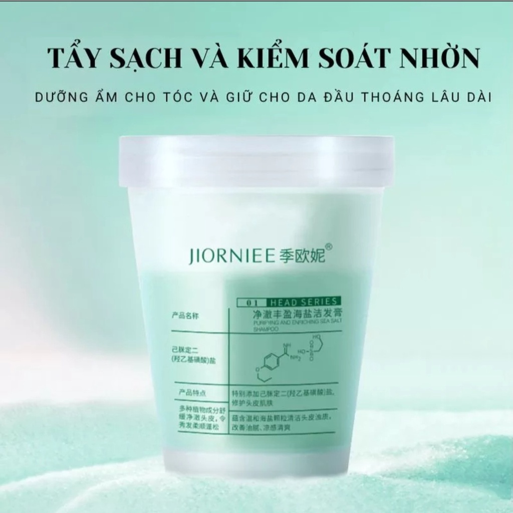 Tẩy tế bào chết cho tóc và da đầu Jiorniee