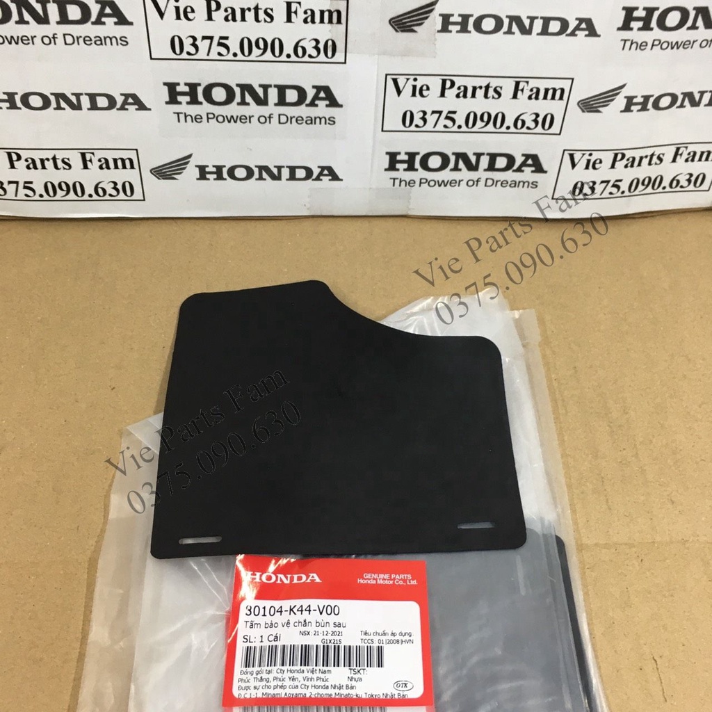 Cao su chắn bùn che máy Vision 2015-2020, hàng din honda mới 100%