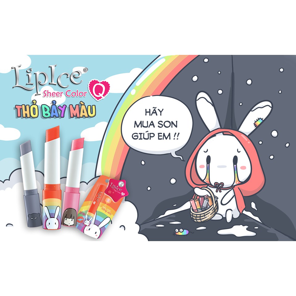 Son LipIce Sheer Color Q Bestie phiên bản Thỏ 7 màu | BigBuy360 - bigbuy360.vn