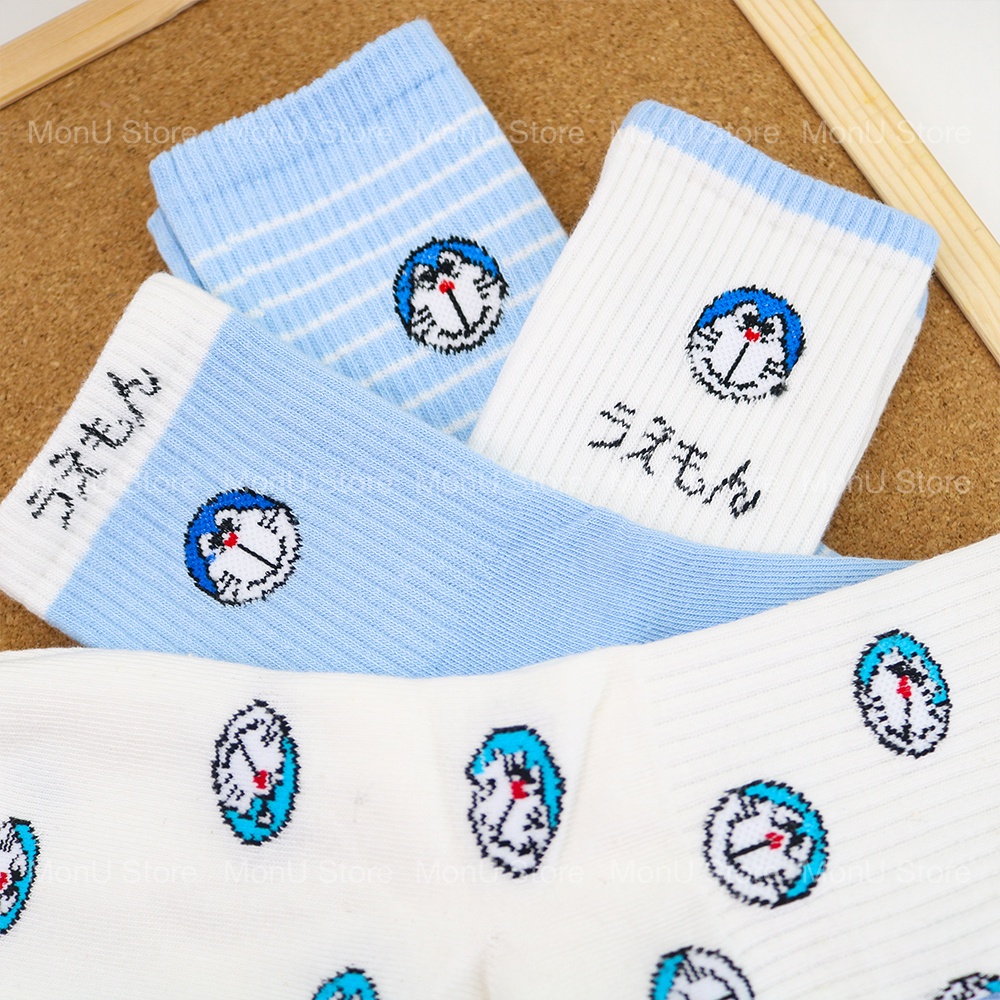 Tất vớ bắp chân hình DORAEMON DOREMON dễ thương cute TooYoo BK00153
