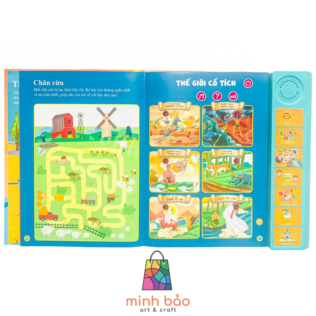MẪU MỚI NHẤT - SÁCH NÓI SONG NGỮ ANH-VIỆT CHO BÉ TỪ 3 TUỔI