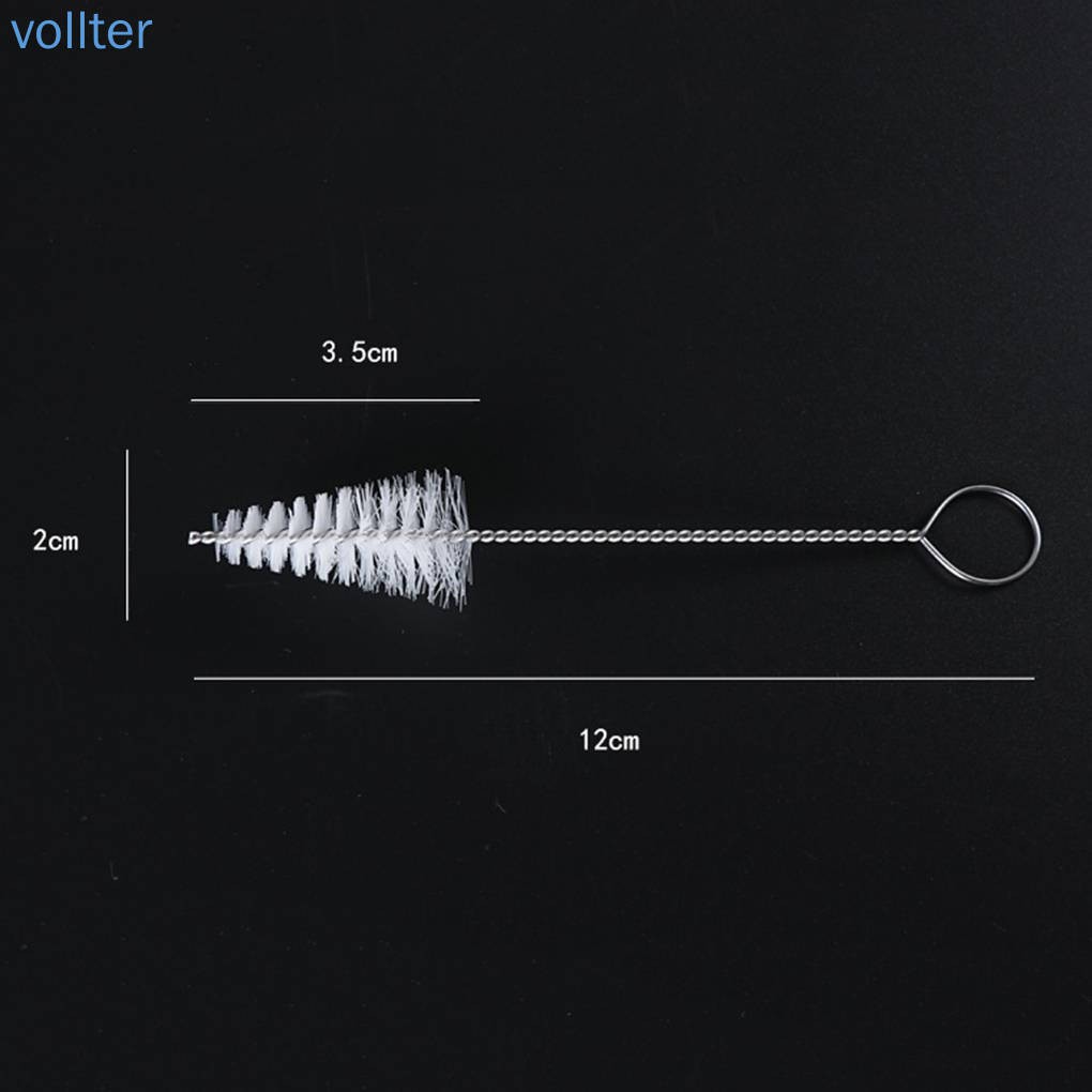 Bàn chải rửa bình nước bằng nylon và thép không gỉ tiện dụng cho nhà bếp