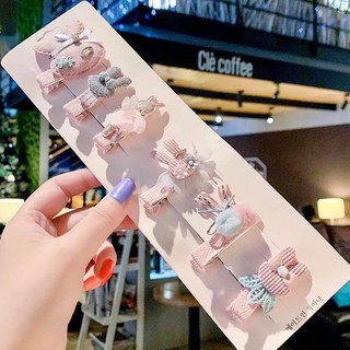 Set 5-6 kẹp tóc handmade cho bé gái