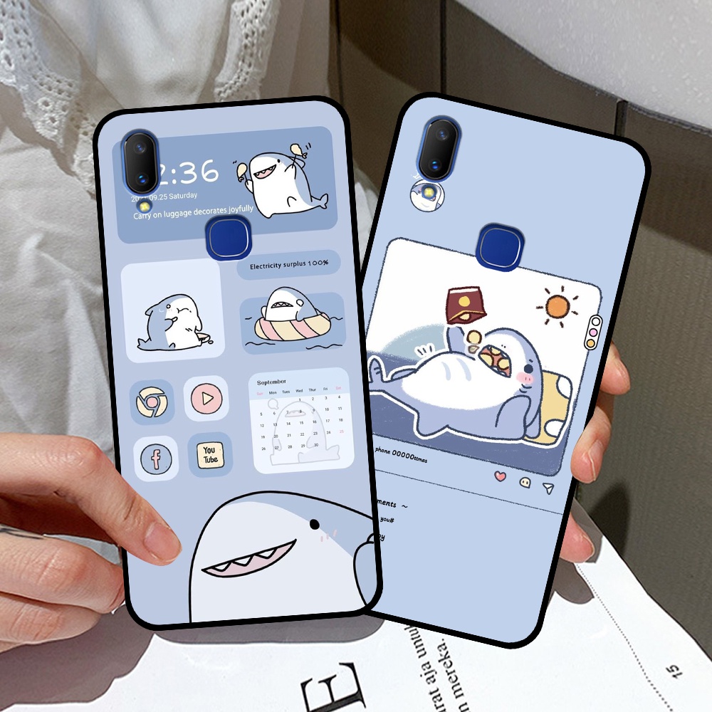 Ốp Vivo V11 / V11i in hình nền cá mập đáng yêu giá rẻ