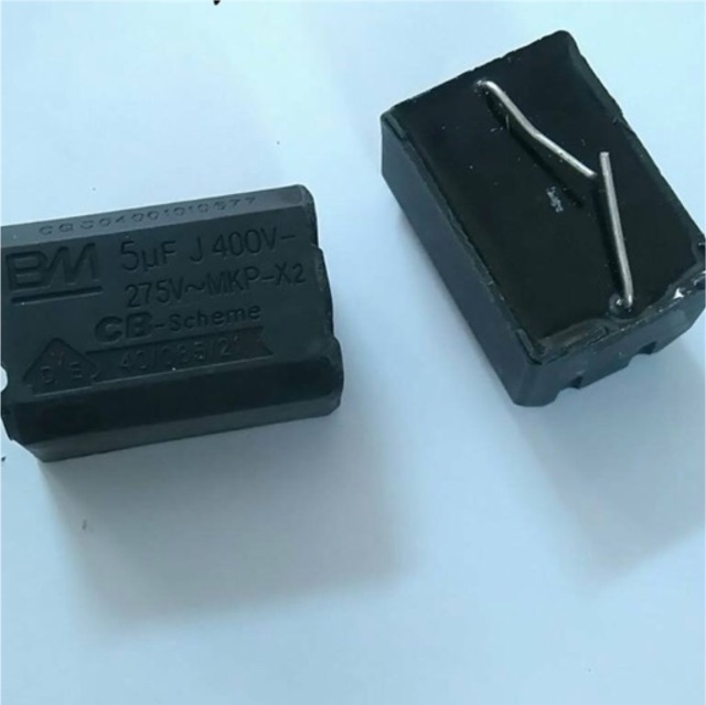 Set 5 Tụ bếp từ 5uF - 400V.
