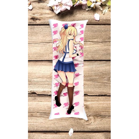 Gối ngủ dài Anime Fairy tail lucy heartfilia 40cm x1m/ Gối ôm anime Fairy tail