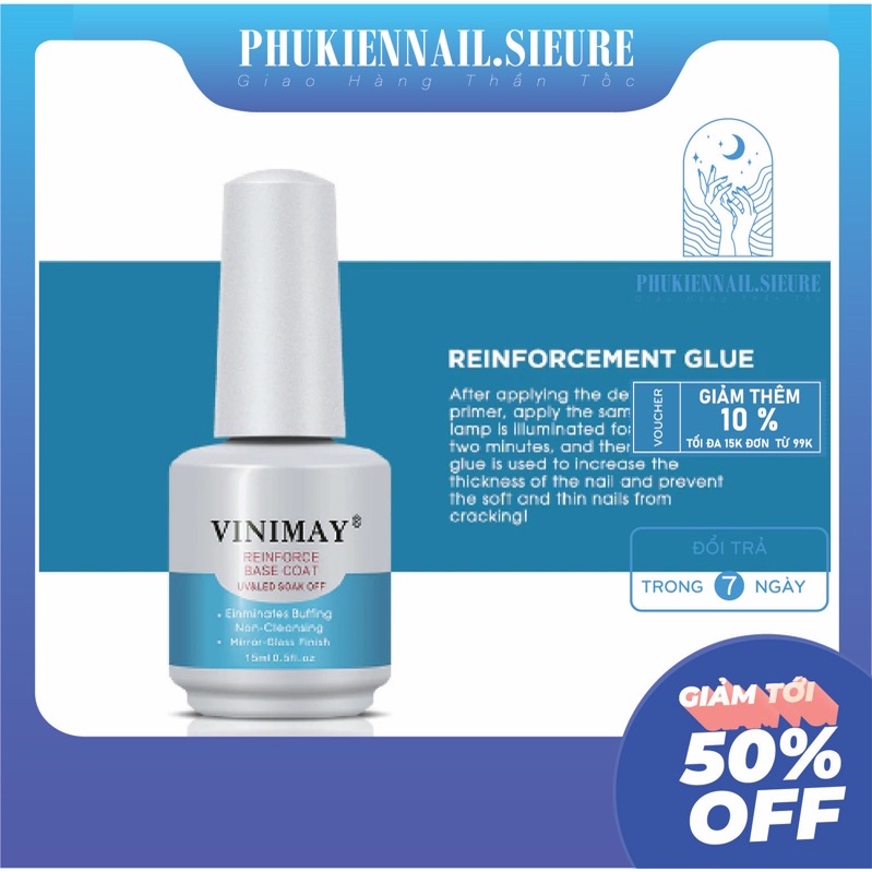 CỨNG MÓNG VINIMAY(15ml)- [HÀNG CHÍNH HÃNG]