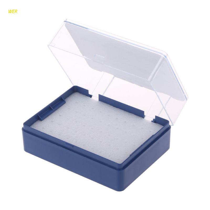Hộp Đựng Mũi Khoan 50 PCB Bằng Nhựa Có Xốp Tiện Dụng