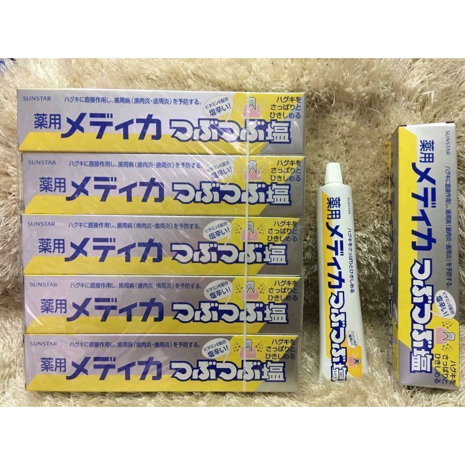 (41k) combo 10 tuýp kem đánh răng muối sunstar Nhật bản