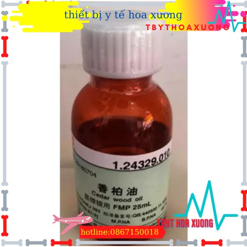 COM BO 5 LỌ DẦU SOI KÍNH HIỂN VI 25ML